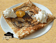 Crêpe chocolat noir & chantilly